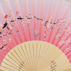 Classic Bamboo Dance Fan Ancient Craft Style
