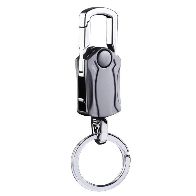 Men's Rotatable Stainless Steel Key Ring Keychain