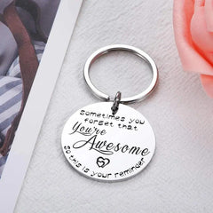 Inspirational Keychain Thank You For Being Awesome Graduation Present