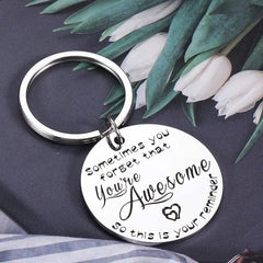Inspirational Keychain Thank You For Being Awesome Graduation Present