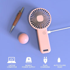 Portable Desktop Fan USB Rechargeable Low Noise