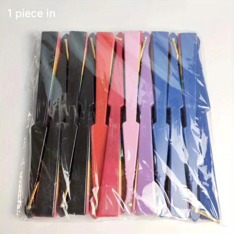 Rainbow Cloth Folding Fan Dance Fan Chinese Style Custom Fan