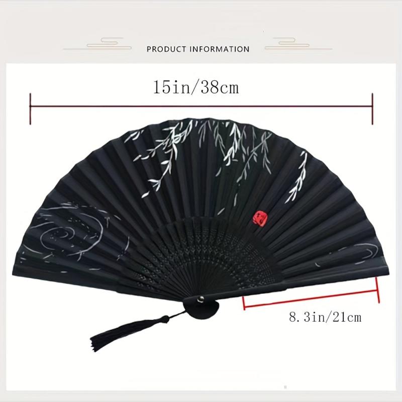 Traditional Style Fan Summer Folding Fan Retro Bamboo Classical Fan