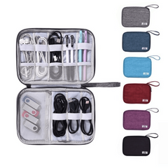 Elec. Accessories Organizer Travel USB Cable Bag Gadget Storage