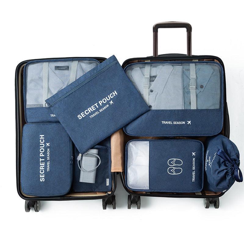 7pcs Travel Storage Organizer Luggage Storage Bag Foldable Laundry Bag