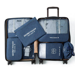 7pcs Travel Storage Organizer Luggage Storage Bag Foldable Laundry Bag