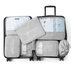 7pcs Travel Storage Organizer Luggage Storage Bag Foldable Laundry Bag