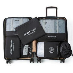 7pcs Travel Storage Organizer Luggage Storage Bag Foldable Laundry Bag