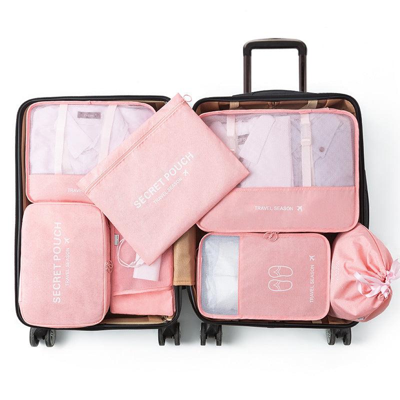 7pcs Travel Storage Organizer Luggage Storage Bag Foldable Laundry Bag
