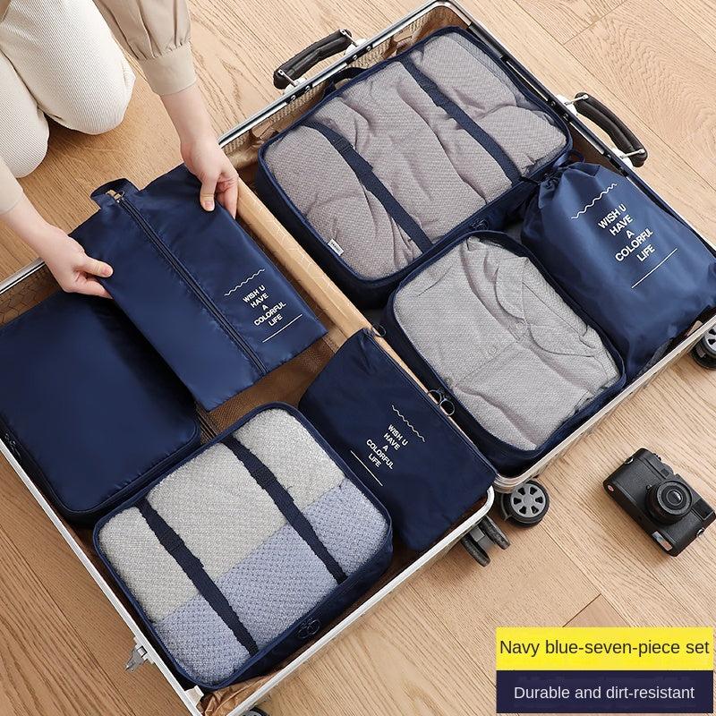 7-Pcs Travel Storage Luggage Bags Sets Lightweight Versatile Bags