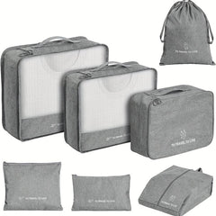 7-Pcs Travel Storage Luggage Bags Sets Lightweight Versatile Bags