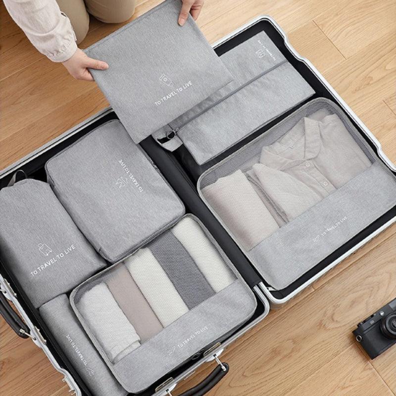 7-Pcs Travel Storage Luggage Bags Sets Lightweight Versatile Bags