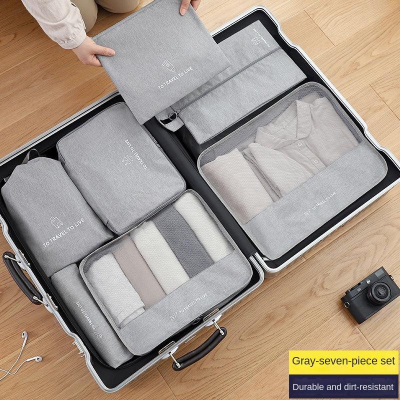 7-Pcs Travel Storage Luggage Bags Sets Lightweight Versatile Bags