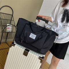 Foldable Tote Storage Bag Weekender Bag Gym Sports Bag