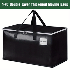 Heavy Duty Mobile Storage Bag with Zipper & Handle, 93L Capacity