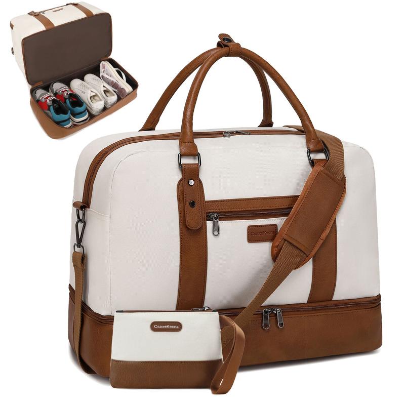 Portable Duffle Bag Large Capacity Multifunctional Polyester Weekender Bag