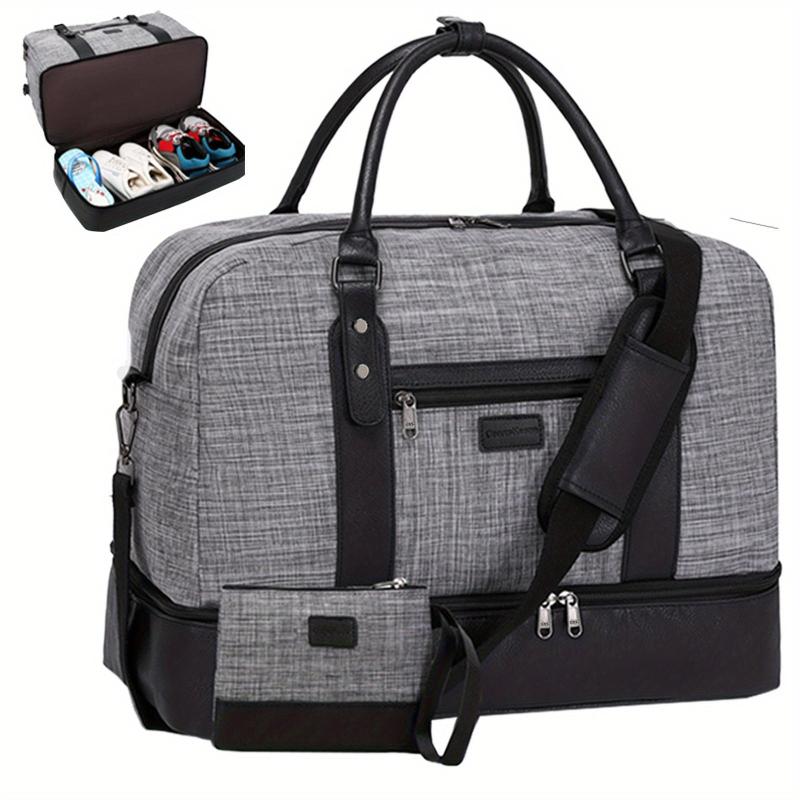 Portable Duffle Bag Large Capacity Multifunctional Polyester Weekender Bag