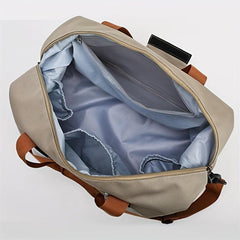 Large Capacity Carry On Tote Storage Pouch Nylon Lightweight Luggage Bag