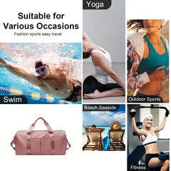 Women's Sports Gym Duffle Bag with Double Handle