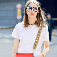 Embroidered Tote Bag Shoulder Strap - Adjustable Wide Hand Strap