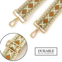 Embroidered Tote Bag Shoulder Strap - Adjustable Wide Hand Strap