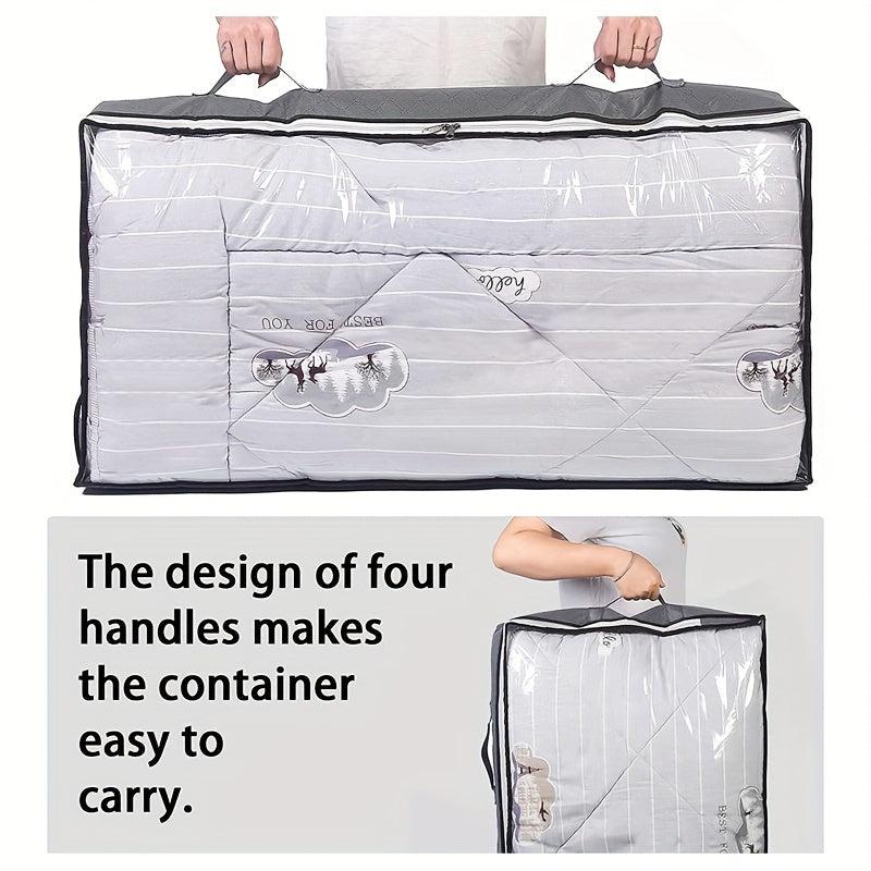 Under Bed Quilt Storage Bag Foldable Organize Clothes