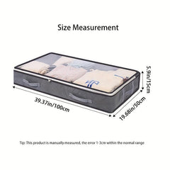 Under Bed Quilt Storage Bag Foldable Organize Clothes