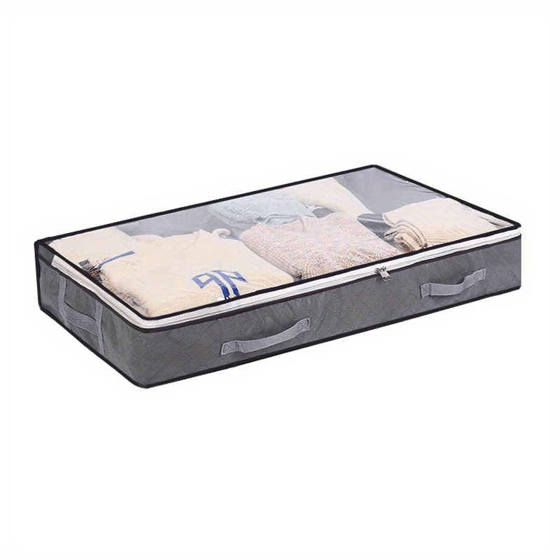 Under Bed Quilt Storage Bag Foldable Organize Clothes