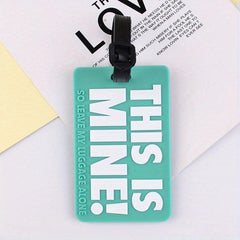 Cartoon Letter Luggage Tag This Is Mine - Identification Hanging Tag