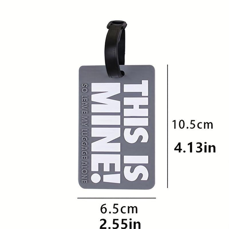 Cartoon Letter Luggage Tag This Is Mine - Identification Hanging Tag