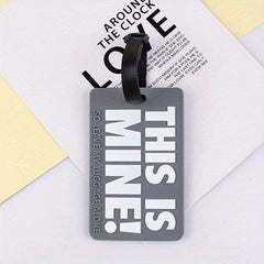 Cartoon Letter Luggage Tag This Is Mine - Identification Hanging Tag