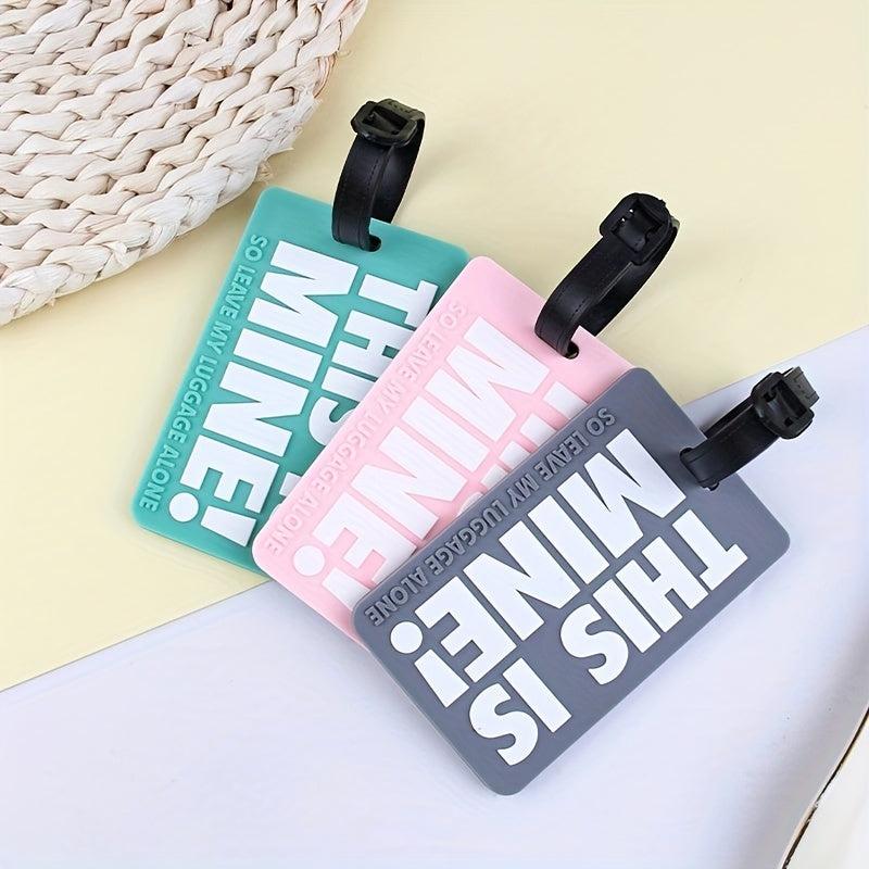 Cartoon Letter Luggage Tag This Is Mine - Identification Hanging Tag