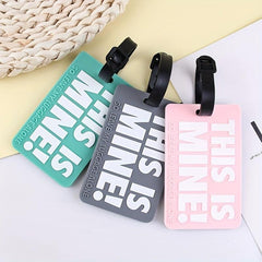 Cartoon Letter Luggage Tag This Is Mine - Identification Hanging Tag