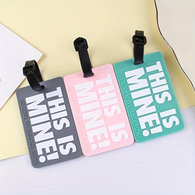 Cartoon Letter Luggage Tag This Is Mine - Identification Hanging Tag