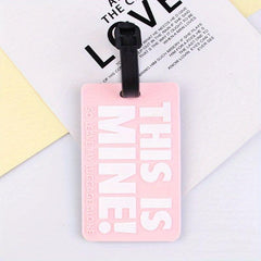 Cartoon Letter Luggage Tag This Is Mine - Identification Hanging Tag