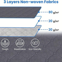 Large Capacity Clothes Storage Bins Durable Handles Zippers Thick Fabric