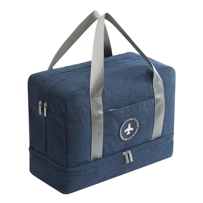 Large Capacity Lightweight Sports Zipper Travel Bag with Shoes Separation