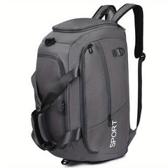 Large Capacity Duffle Backpack Lightweight Luggage Bag With Shoe Compartment