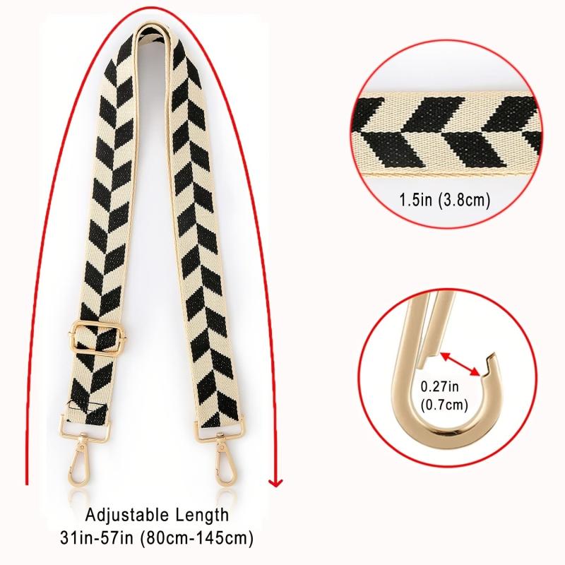 Bohemian Style Tote Wrap Hand Strap Adjustable Shoulder Strap
