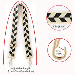 Bohemian Style Tote Wrap Hand Strap Adjustable Shoulder Strap