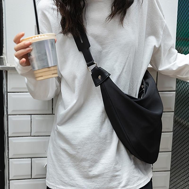 Casual Crossbody Bag Zipper Hobo Bag for Women
