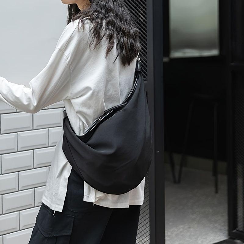 Casual Crossbody Bag Zipper Hobo Bag for Women