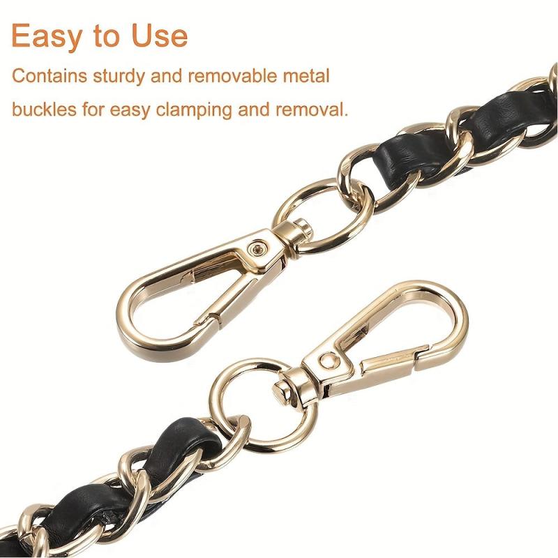 PU Leather Chain Strap For Handbag Shoulder Bag Crossbody Bag Replacement