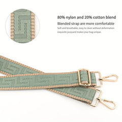 Army Green Maze Wide Shoulder Strap Adjustable Strap