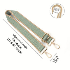 Army Green Maze Wide Shoulder Strap Adjustable Strap