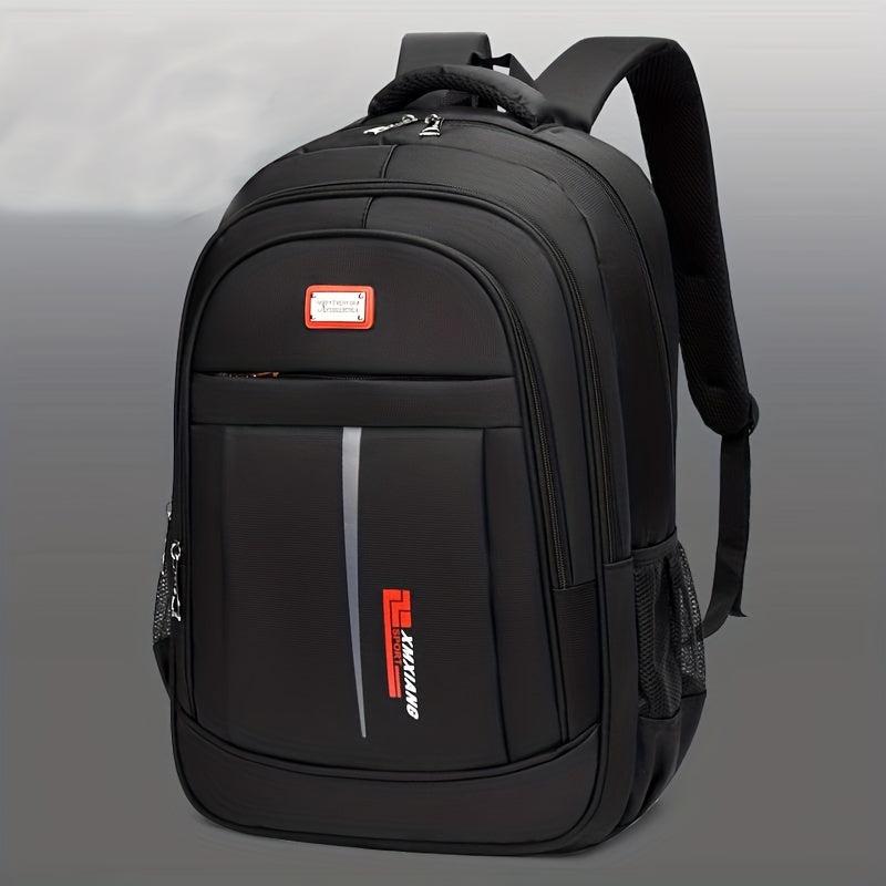 Large Capacity Nylon Laptop Backpack Waterproof Lightweight Travel Bag