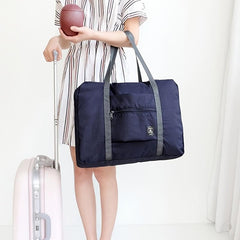 Large Capacity Portable Duffel Bag Lightweight Zipper Handbag