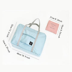Large Capacity Portable Duffel Bag Lightweight Zipper Handbag