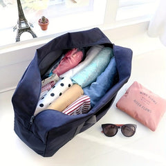 Large Capacity Travel Luggage Bag Shoulder Bag Portable Folding Bag