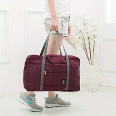 Large Capacity Travel Luggage Bag Shoulder Bag Portable Folding Bag